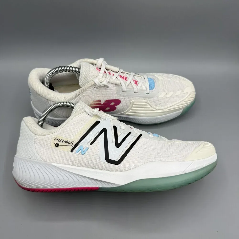 New Balance FuelCell 996v5 Women Pickleball Tennis Shoes White Size 10.5